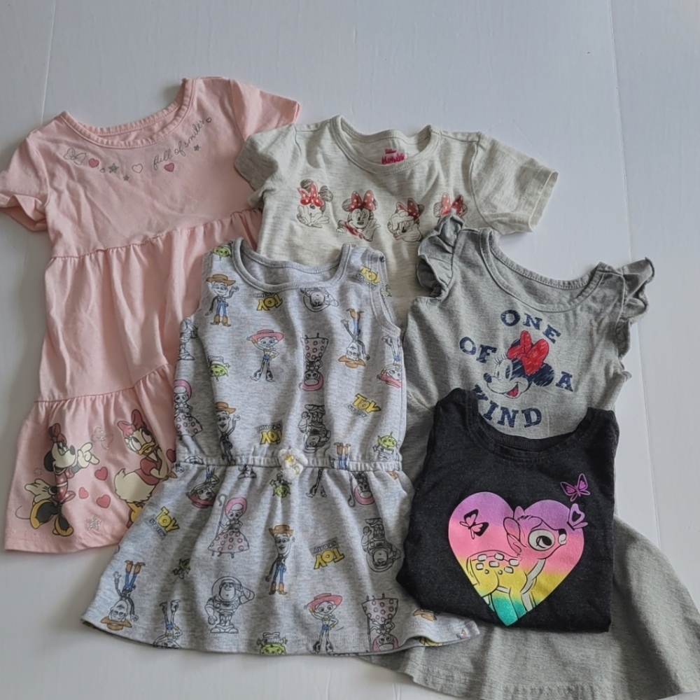 Junior Minnie/Disney Bundle of Dresses/Shirt.